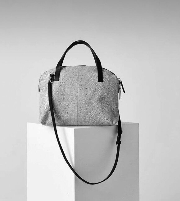 Linde Gallery FLAMANDS XS - GALUCHAT PRINTED SUEDE - PERLE