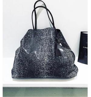 Linde Gallery GOUVERNEUR L - GALUCHAT PRINTED SUEDE - BLACK