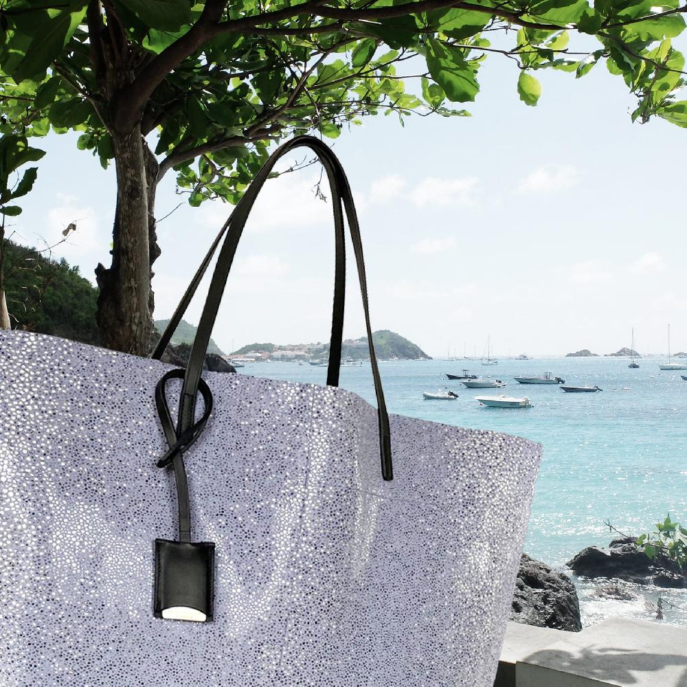 Linde Gallery GOUVERNEUR L - GALUCHAT - PRINTED SUEDE - LAVANDE