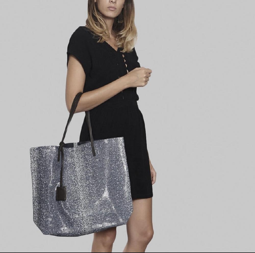 Linde Gallery GOUVERNEUR M - GALUCHAT PRINTED SUEDE - BLACK