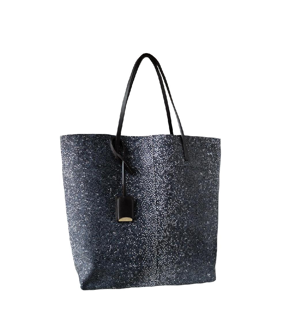 linde gallery GOUVERNEUR M - GALUCHAT PRINTED SUEDE - BLACK