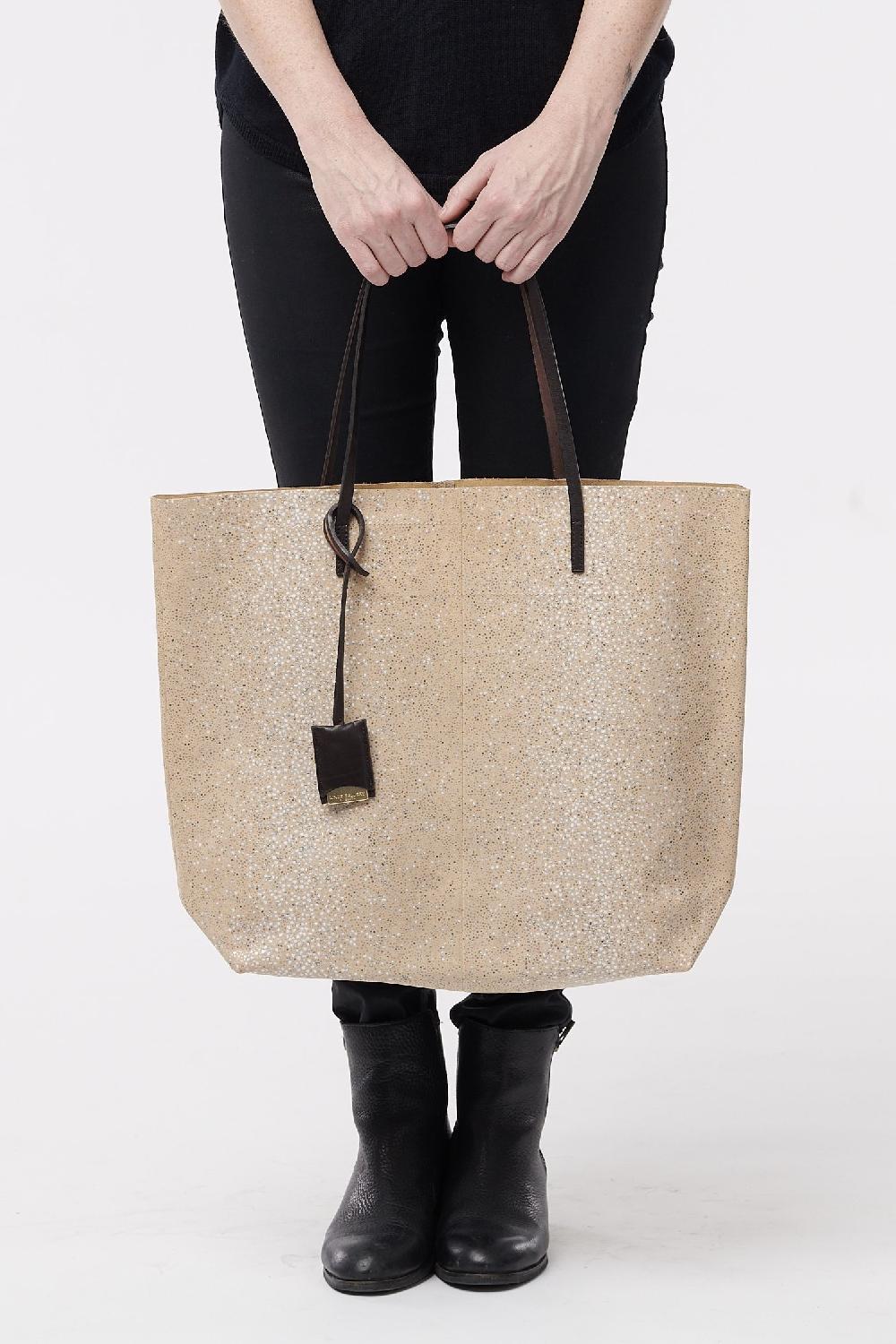 Linde Gallery GOUVERNEUR M - GALUCHAT - PRINTED SUEDE - CHAMPAGNE