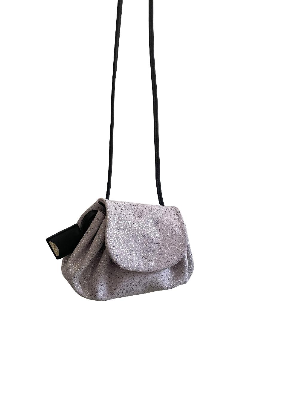 Linde Gallery GUSTAVIA S - GALUCHAT PRINTED SUEDE - POWDER