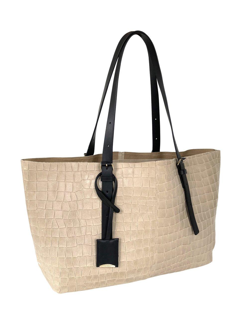 linde gallery CAMARUCHE M - ALLIGATOR EMBOSSED - SAND