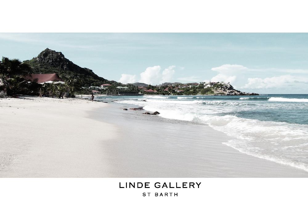 Linde Gallery CAYES M - GALUCHAT PRINTED SUEDE - NAVY