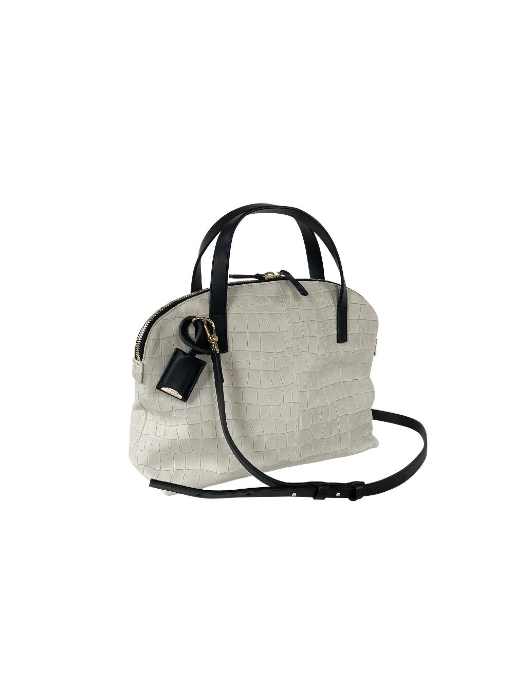 linde gallery FLAMANDS XS - ALLIGATOR EMBOSSED - IVORY