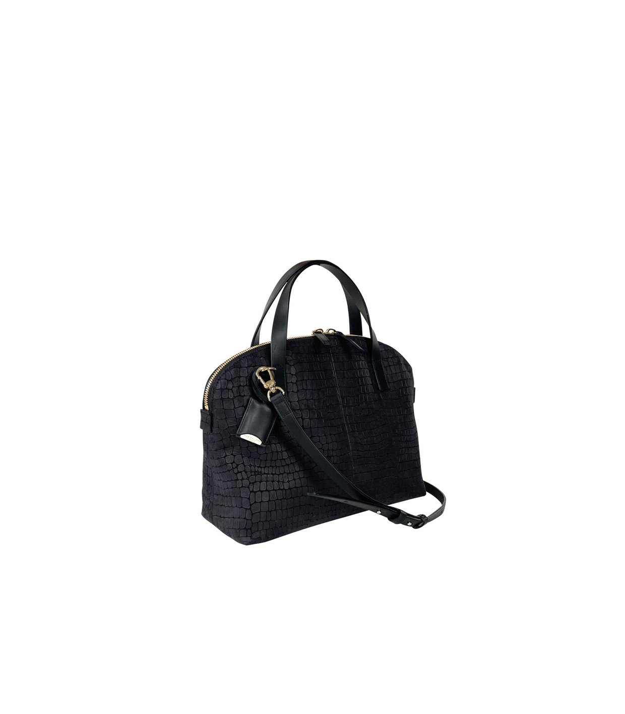 linde gallery FLAMANDS XS - CROCO EMBOSSED - BLACK