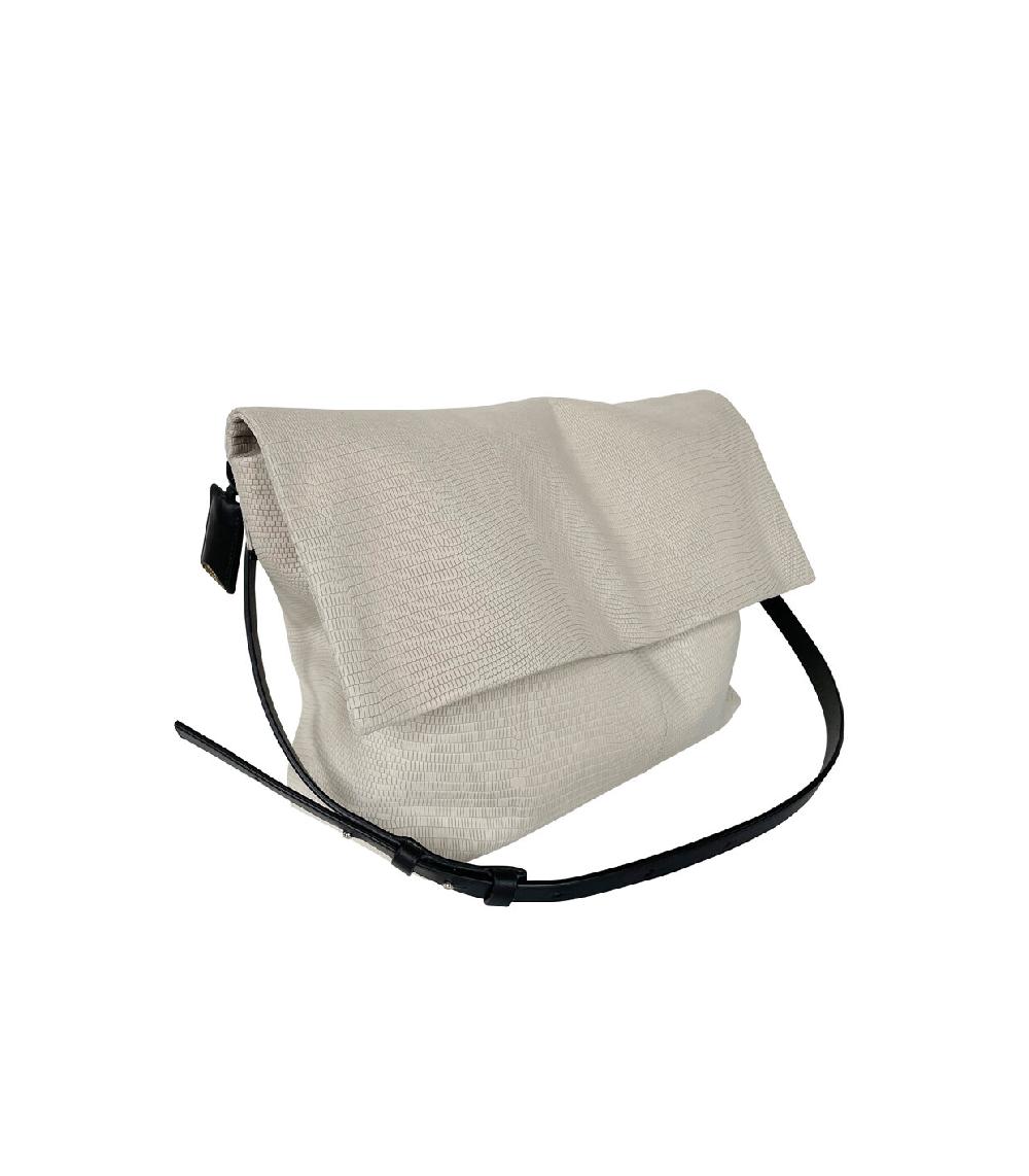 linde gallery MARIGOT M - ALLIGATOR EMBOSSED - IVORY