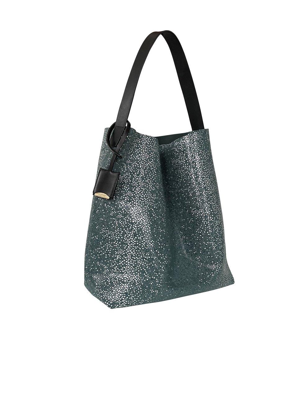 linde gallery MILOU M - GALUCHAT PRINTED SUEDE - JADE