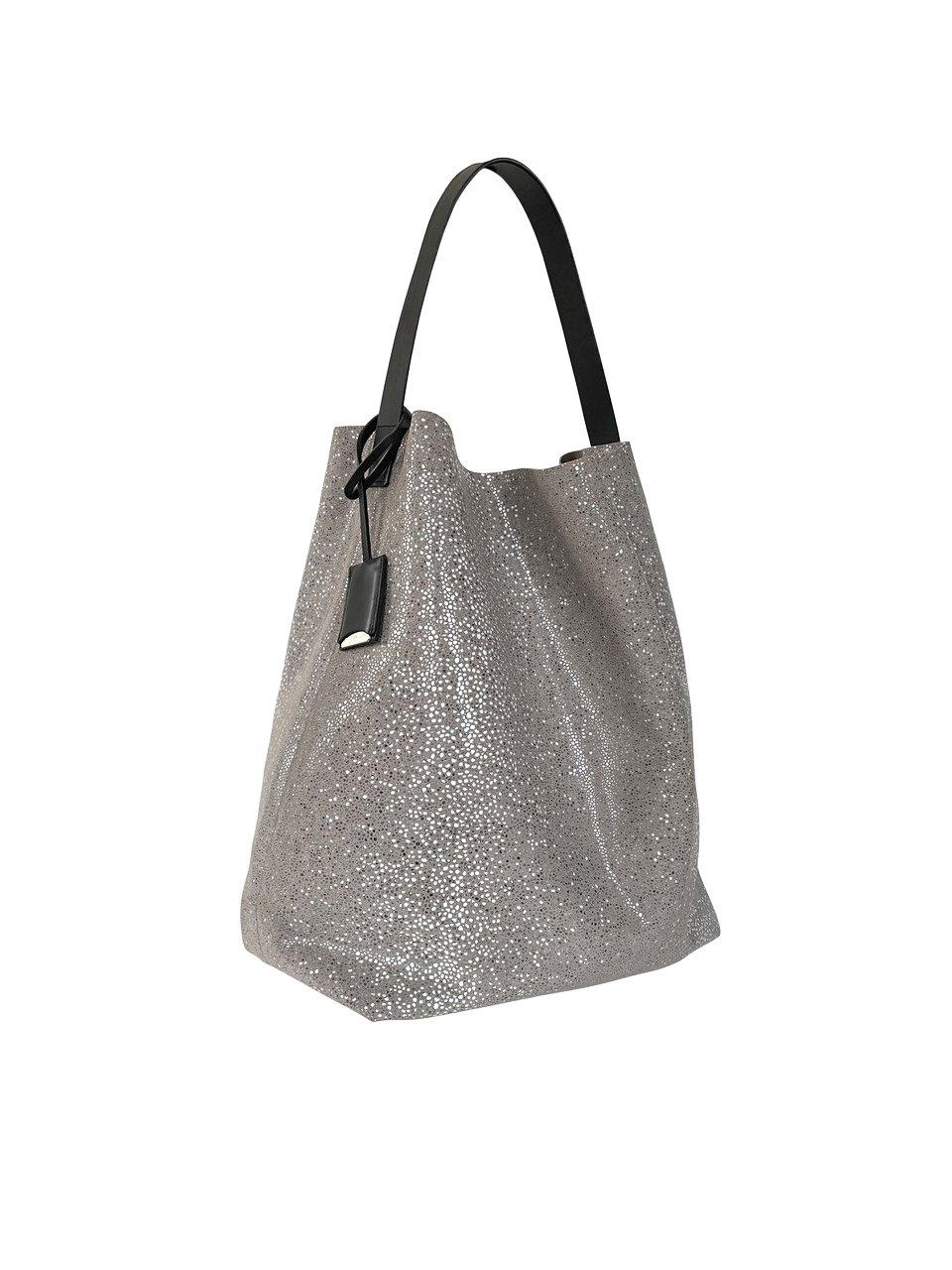 linde gallery MILOU M - GALUCHAT PRINTED SUEDE - TAUPE