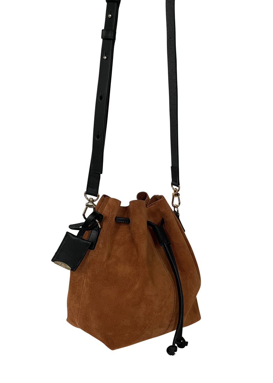 Linde Gallery SHELL S - SUEDE VELOURS - COGNAC