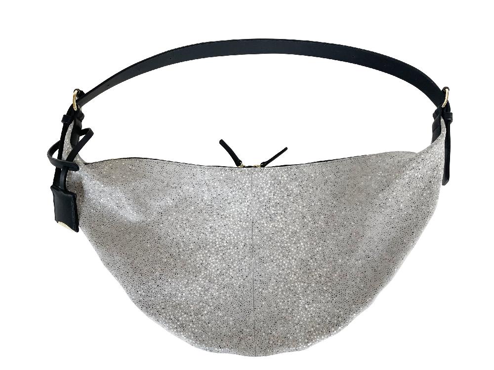 Linde Gallery LORIENT S - GALUCHAT PRINTED SUEDE - PERLE