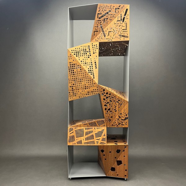 linea due Bibliothèque/sculture Riddled Totem Steven Holl Horm linea due Bibliothèque/sculture Riddled Totem Steven Holl Horm