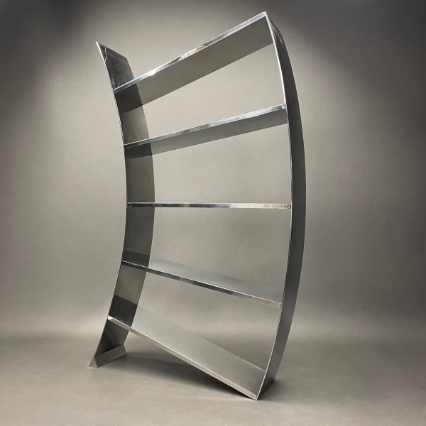 linea due Bibliothèque Virgo Inox Xavier Lust Driade linea due Bibliothèque Virgo Inox Xavier Lust Driade