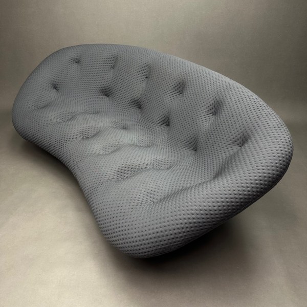 Linea Due Canapé 3 Places Ploum Gris R & E Bouroullec Ligne Roset