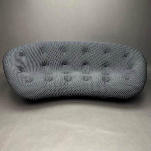 Linea Due Canapé 3 Places Ploum Gris R & E Bouroullec Ligne Roset