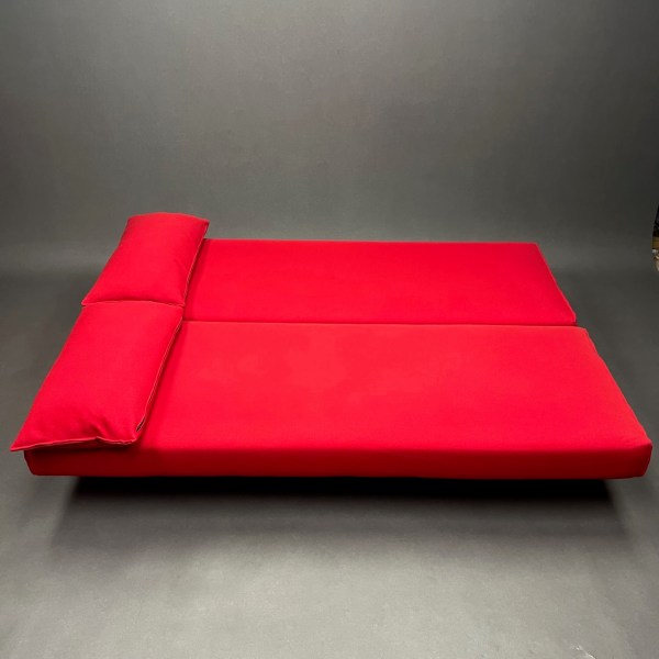 Linea Due Canapé Lit Rouge Sliding Pietro Arosio Tacchini