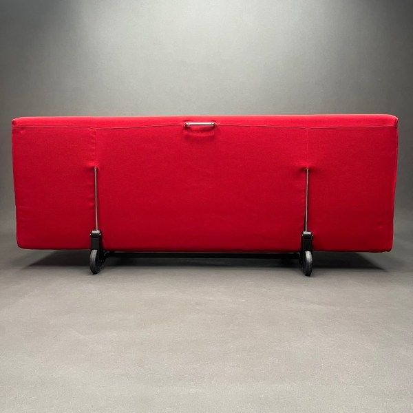 Linea Due Canapé Lit Rouge Sliding Pietro Arosio Tacchini