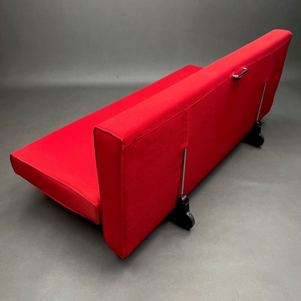 Linea Due Canapé Lit Rouge Sliding Pietro Arosio Tacchini