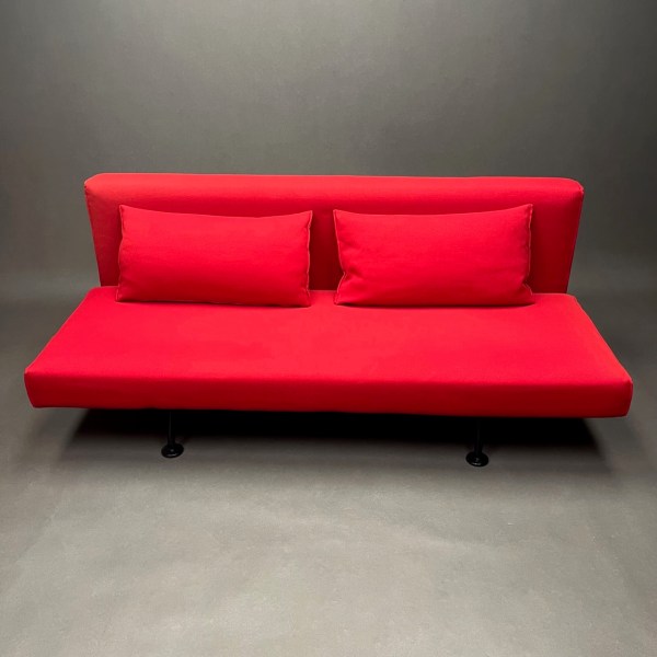 linea due Canapé lit rouge Sliding Pietro Arosio Tacchini