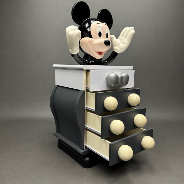 Linea Due Commode Mickey Mouse 2 Dark Pièce Unique Starform Pierre Colleu