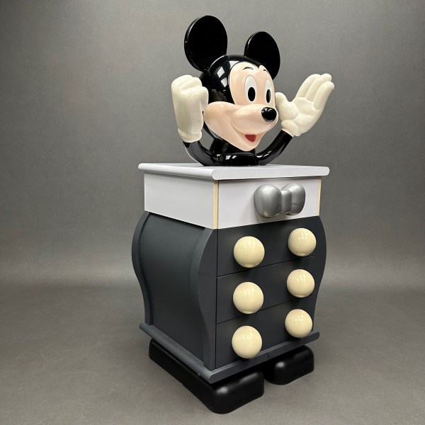 linea due Commode Mickey Mouse 2 Dark pièce unique Starform Pierre Colleu