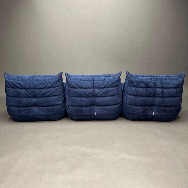 Linea Due Ensemble De 3 Chauffeuses Togo Michel Ducaroy Ligne Roset