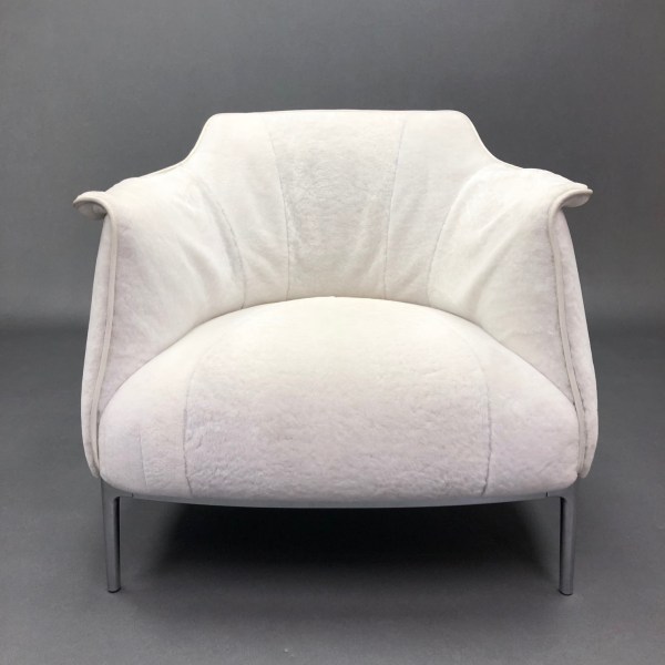 Linea Due Fauteuil Archibald Neige Série Limitée Jean-Marie Massaud Poltrona Frau