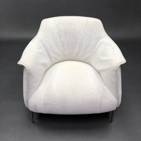 Linea Due Fauteuil Archibald Neige Série Limitée Jean-Marie Massaud Poltrona Frau