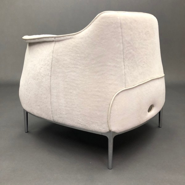 Linea Due Fauteuil Archibald Neige Série Limitée Jean-Marie Massaud Poltrona Frau