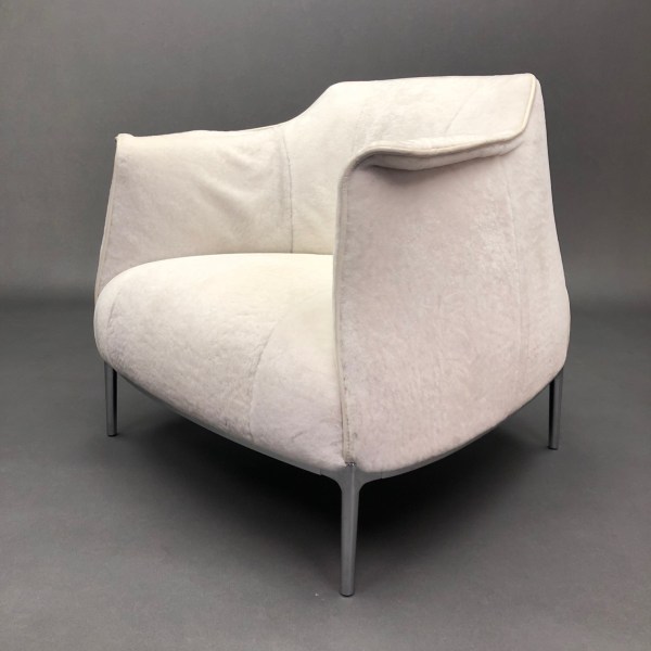 linea due Fauteuil Archibald Neige Série Limitée Jean-Marie Massaud Poltrona Frau