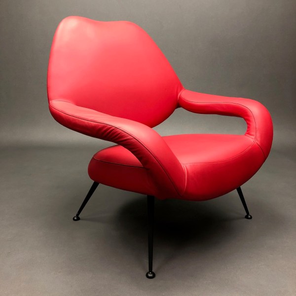 Linea Due Fauteuil DU 55 Gastone Rinaldi Poltrona Frau