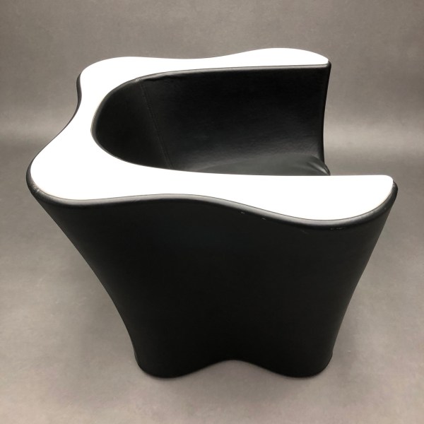 Linea Due Fauteuil Felicerosa Cuir Karim Rashid Pour Felice Rossi