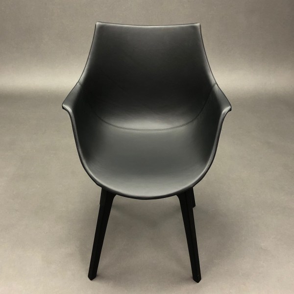 Linea Due Fauteuil Meridiana En Cuir Christophe Pillet Pour Driade