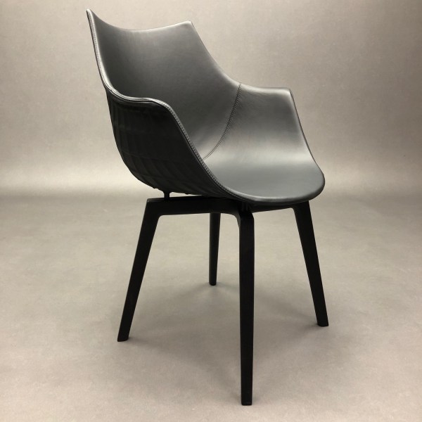 Linea Due Fauteuil Meridiana En Cuir Christophe Pillet Pour Driade