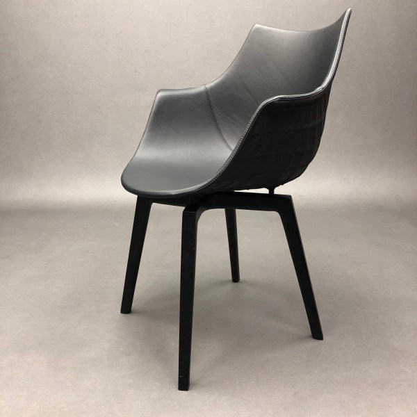 linea due Fauteuil Meridiana en cuir Christophe Pillet pour Driade