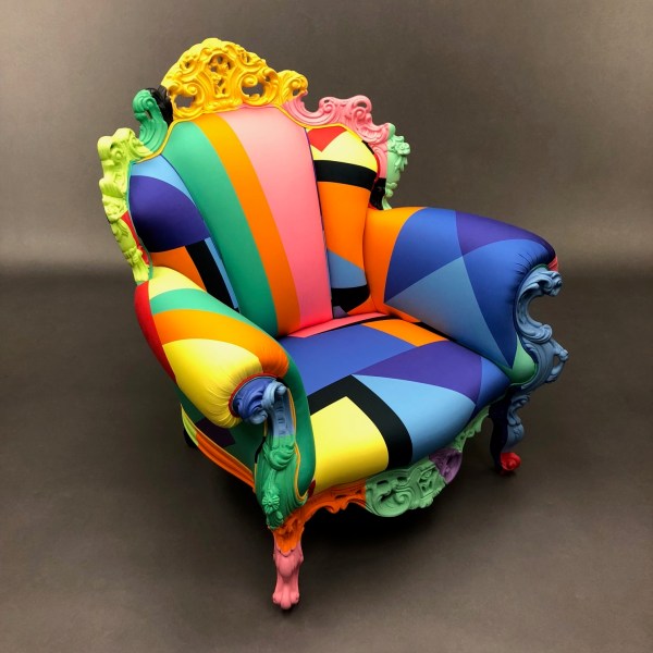 Linea Due Fauteuil Proust Géometrica Alessandro Mendini Cappellini