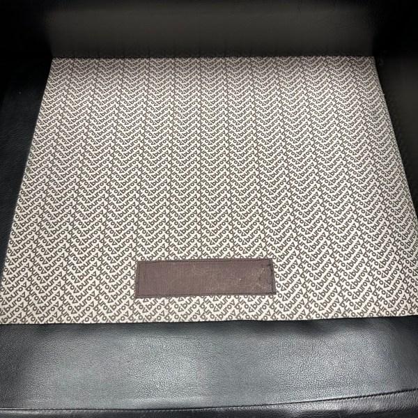 Linea Due Canapé Club Cuir Noir Burov