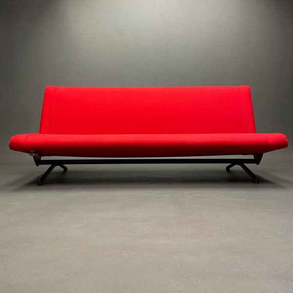 linea due Canapé D70 Tissus Osvaldo Borsani Tecno