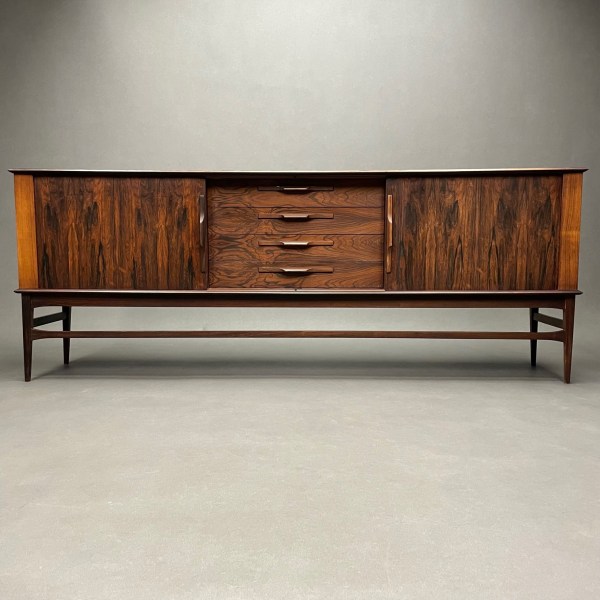 Linea Due Enfilade Tambour 1960 Palissandre