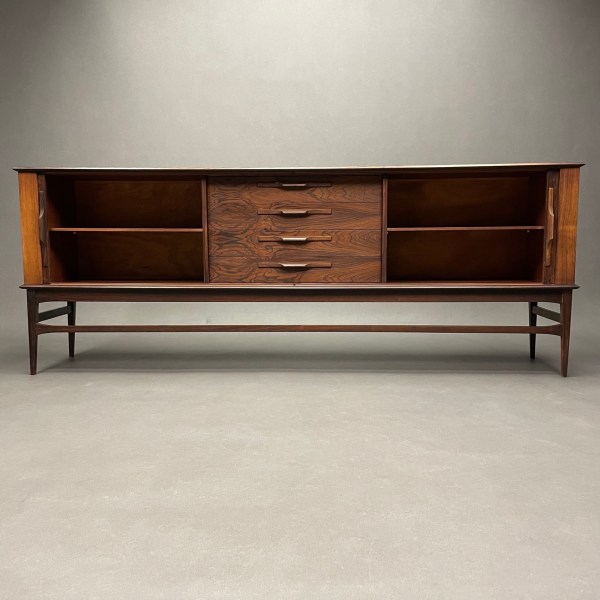 Linea Due Enfilade Tambour 1960 Palissandre