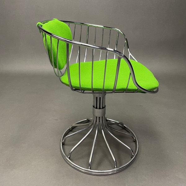 Linea Due Lot De 4 Fauteuils Panam Gastone Rinaldi