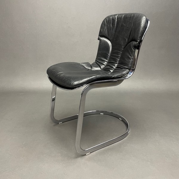 Linea Due Lot De 6 Chaises Willy Rizzo Cidue