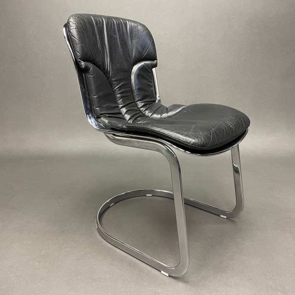 Linea Due Lot De 6 Chaises Willy Rizzo Cidue