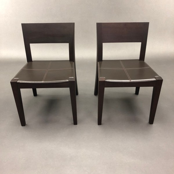 linea due Paire de Chaises Marco Boga Casa Milano