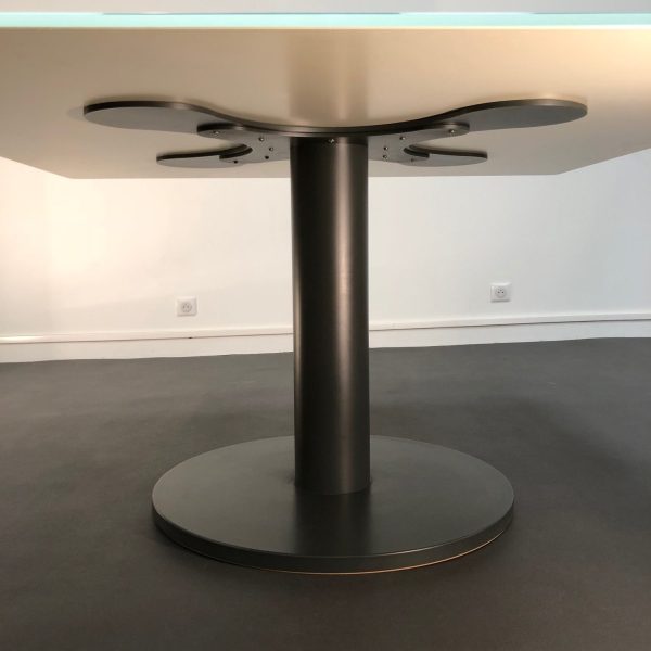 Linea Due Table Croma Massimo Morozzi Pour Edra