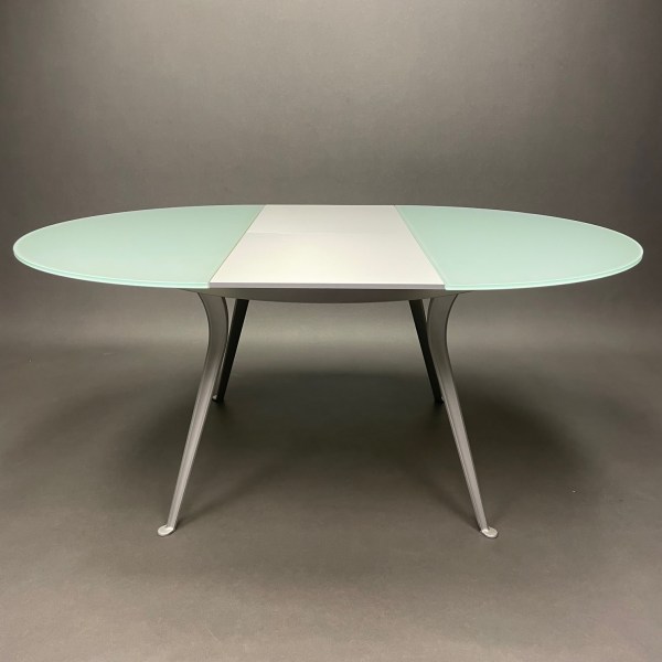 Linea Due Table Ronde à Rallonge Barone Bontempi