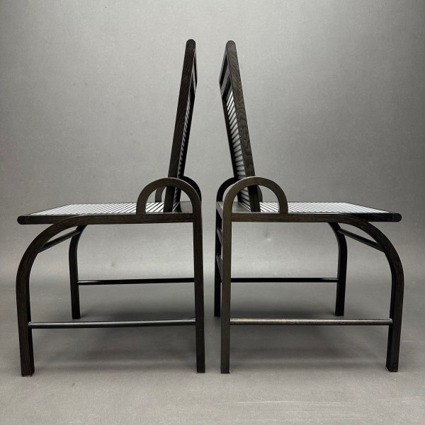 Linea Due Lot De 2 Chaises Liverpool George Sowden Memphis Milano