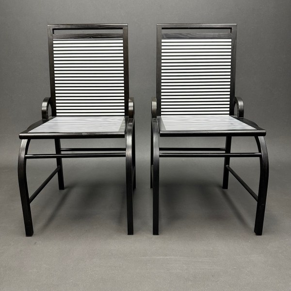 linea due lot de 2 Chaises Liverpool George Sowden Memphis Milano