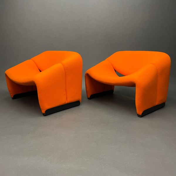 Linea Due Lot De 2 Fauteuils Groovy F598 Pierre Paulin Artifort